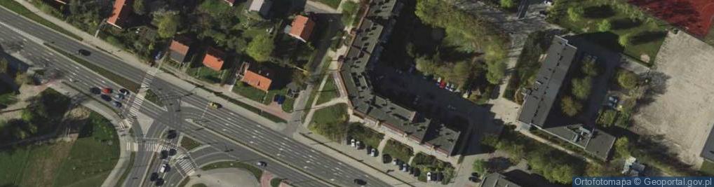 Zdjęcie satelitarne Punkt Sprzedaży Allianz Olsztyn