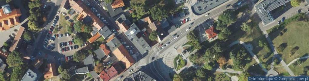 Zdjęcie satelitarne Punkt Sprzedaży Allianz Zielona Góra