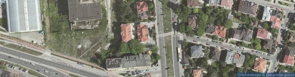 Zdjęcie satelitarne Konsulat Generalny Ukrainy w Krakowie