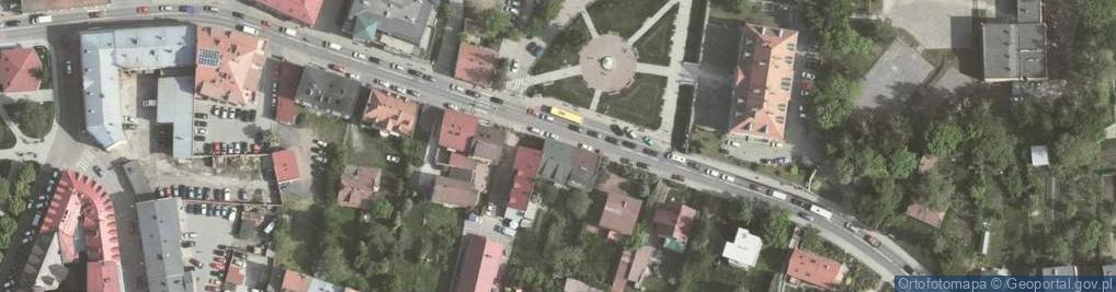 Zdjęcie satelitarne Laboratorium Kulinarne - restauracja burgery Wieliczka