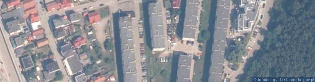 Zdjęcie satelitarne Apartament Hel Leśna 8A