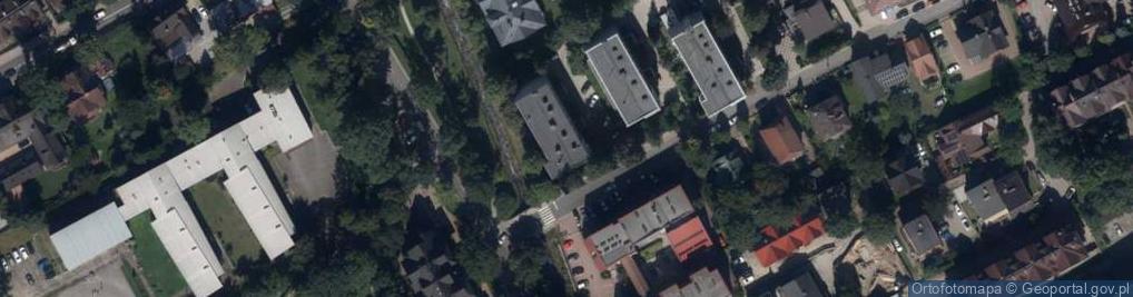 Zdjęcie satelitarne Apartament Przy Bystrej