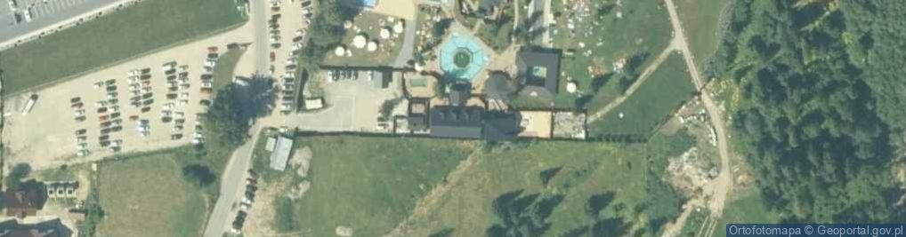 Zdjęcie satelitarne Apartamenty Gorący Potok