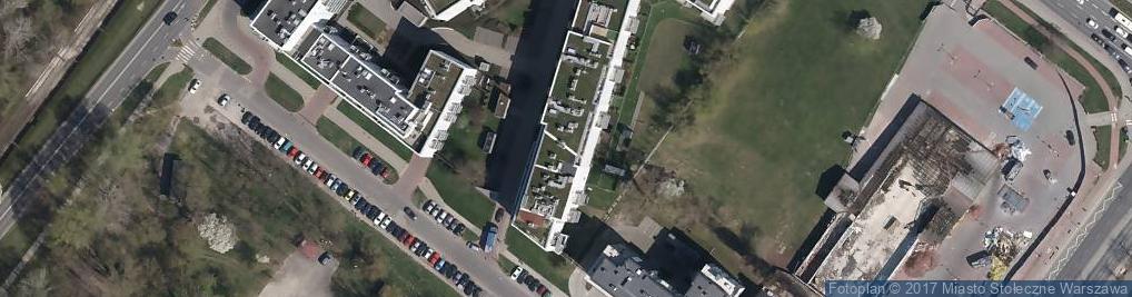 Zdjęcie satelitarne Apartamenty Metro Młociny