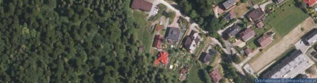 Zdjęcie satelitarne Chata w Jodłach