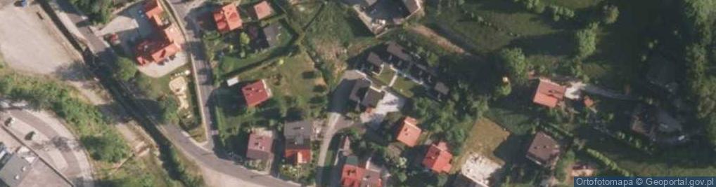 Zdjęcie satelitarne Cicha dolina