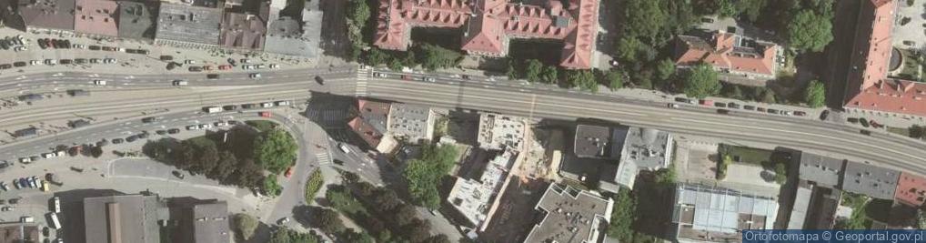 Zdjęcie satelitarne InPoint New Apartments Grzegórzecka 11