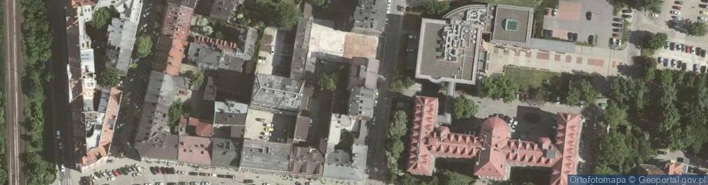 Zdjęcie satelitarne Łazarza 17 Apartamenty