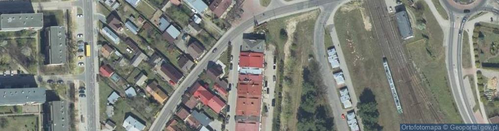 Zdjęcie satelitarne Noclegi w Krainie Żubra