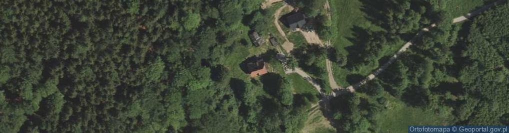 Zdjęcie satelitarne Omszałe Głazy