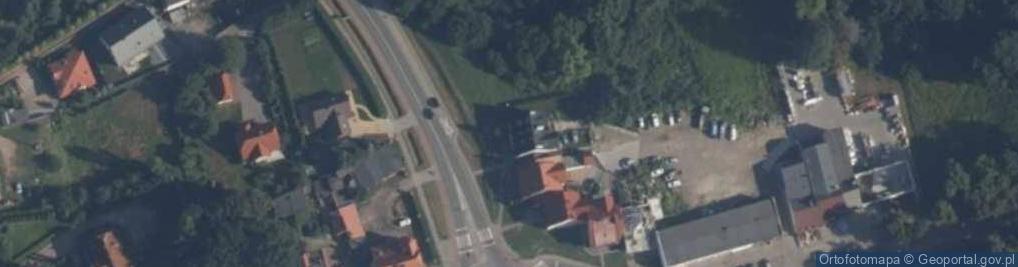Zdjęcie satelitarne Jabłońskich
