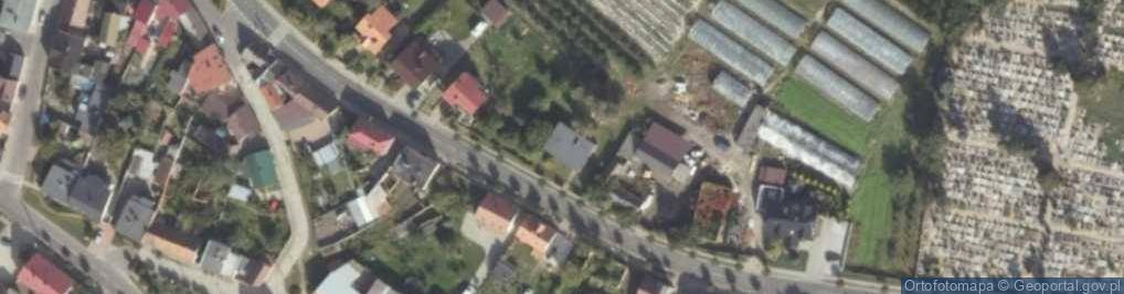 Zdjęcie satelitarne Krzywińska