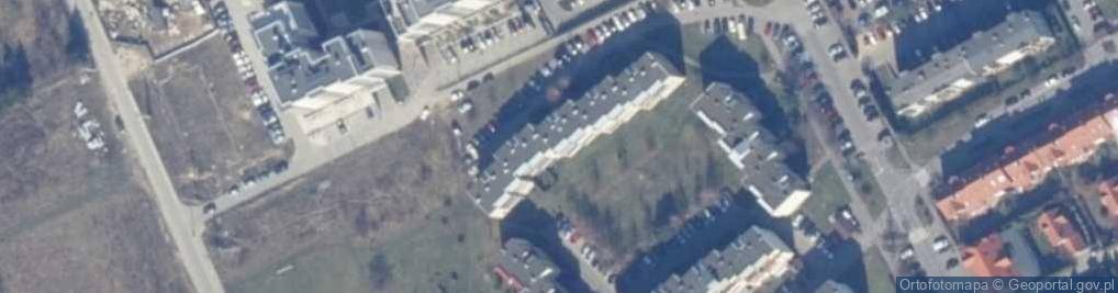 Zdjęcie satelitarne Na Romanówce