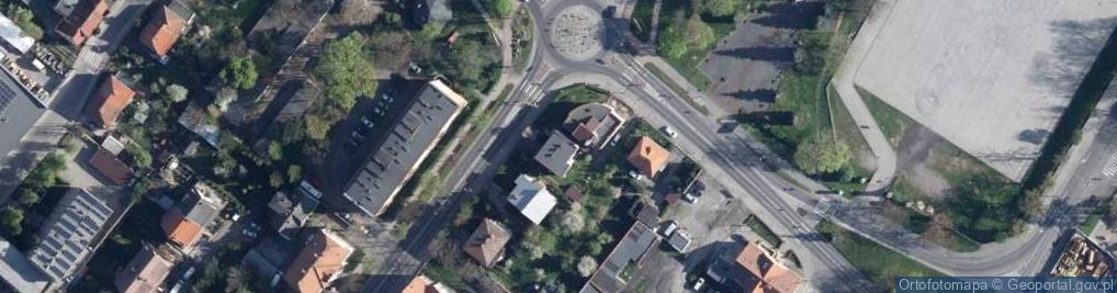 Zdjęcie satelitarne Na Rondzie