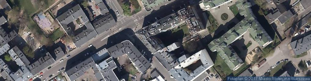 Zdjęcie satelitarne Na Starej Pradze