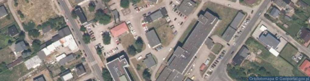 Zdjęcie satelitarne Niepubliczny Zakład Opieki Zdrowotnej Szpital Powiatowy W Brzezinach