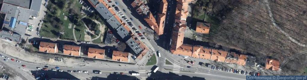 Zdjęcie satelitarne Piastowska