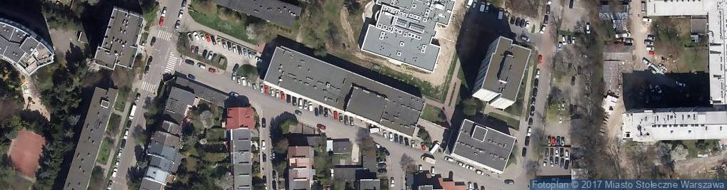 Zdjęcie satelitarne Przy Żuławskiego