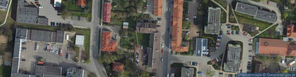Zdjęcie satelitarne Racławicka