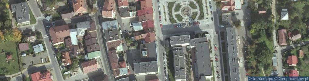Zdjęcie satelitarne Różana