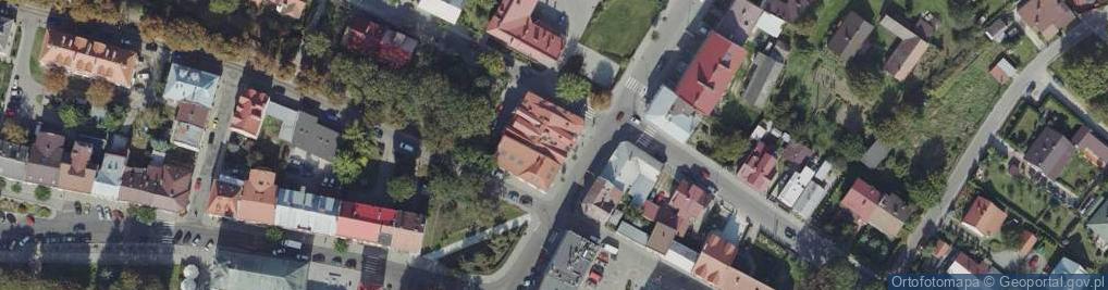 Zdjęcie satelitarne Różana