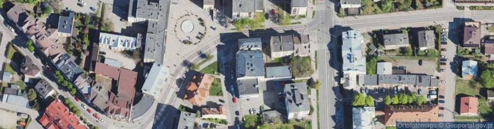 Zdjęcie satelitarne Społeczna Na Mickiewicza Grupa Nowa Farmacja