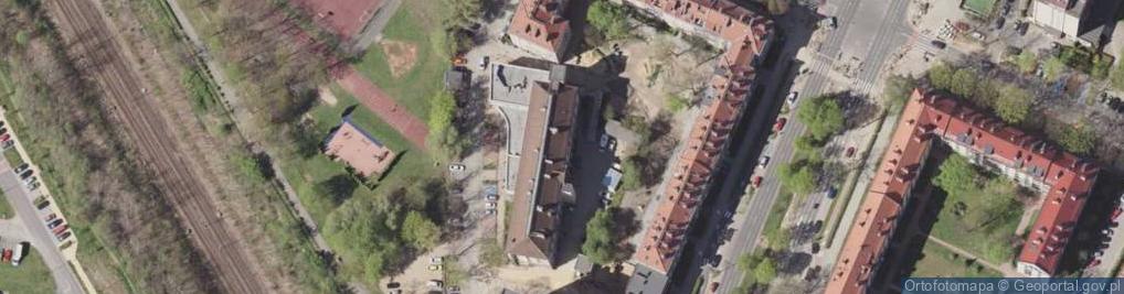 Zdjęcie satelitarne Szpital Miejski W Tychach Zakład Lecznictwa Szpitalnego