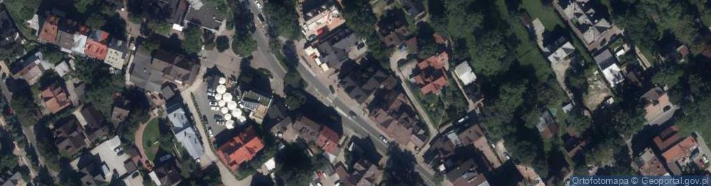 Zdjęcie satelitarne Zakopiańska