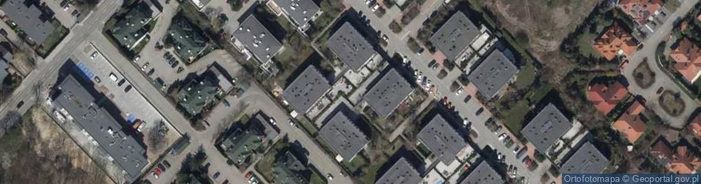 Zdjęcie satelitarne Aleksandra Zając Biuro Architektoniczne Aleksandra Senderska Zając