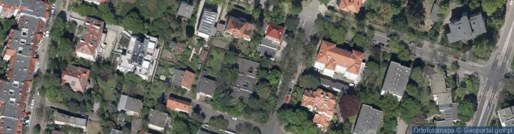 Zdjęcie satelitarne Appa II Autorska Projektowo Realizacyjna Pracownia Architektoniczna