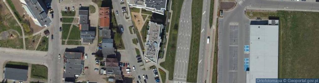 Zdjęcie satelitarne Apr Projekt Pracownia Architektoniczna Paweł Rzeczycki