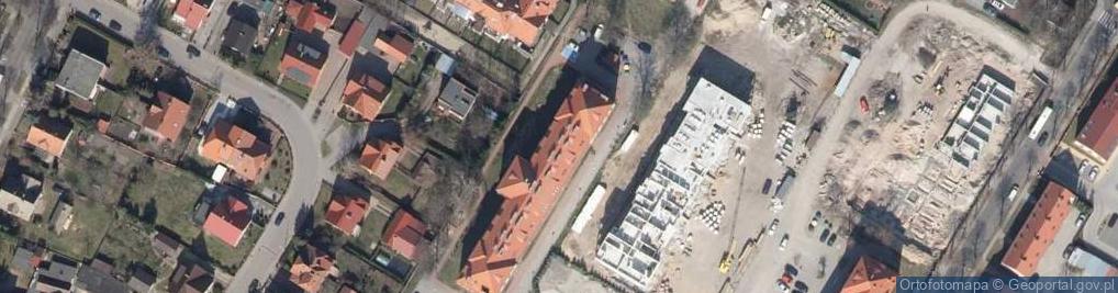 Zdjęcie satelitarne Arch-Projekt Barbara Charęza