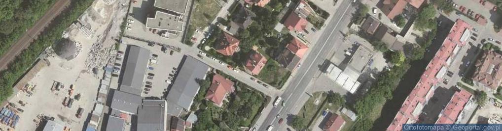 Zdjęcie satelitarne Archkomplex Rafał Stożek Dorota Majewska