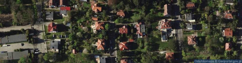 Zdjęcie satelitarne Autorska Pracownia Architektury Hubka Andrzej Hubka