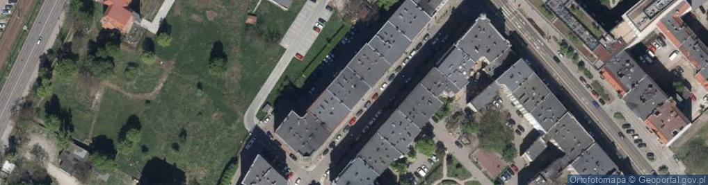 Zdjęcie satelitarne Barbara Karolewicz-Kopka Warsztat Architektoniczny