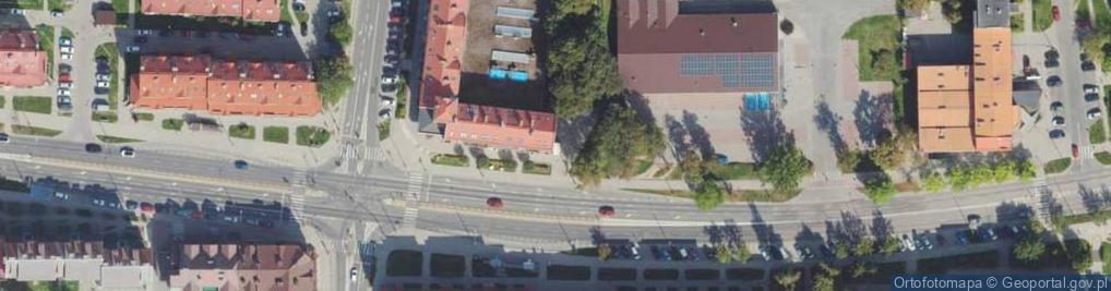 Zdjęcie satelitarne Biuro Architektoniczno Urbanistyczne BDK Janusz Dubowik Marian Kopliński Szymon Zabokrzecki