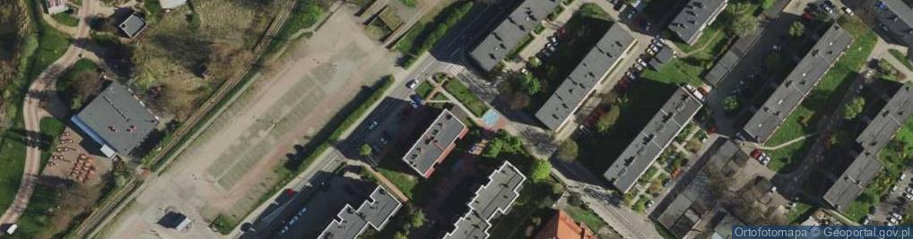 Zdjęcie satelitarne Dominika Trzcińska Superpozycja Architekci