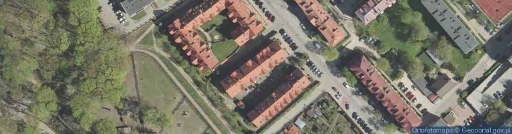 Zdjęcie satelitarne DOMYwStylu.pl - Projekty domów | Biuro Architektoniczne | Projek