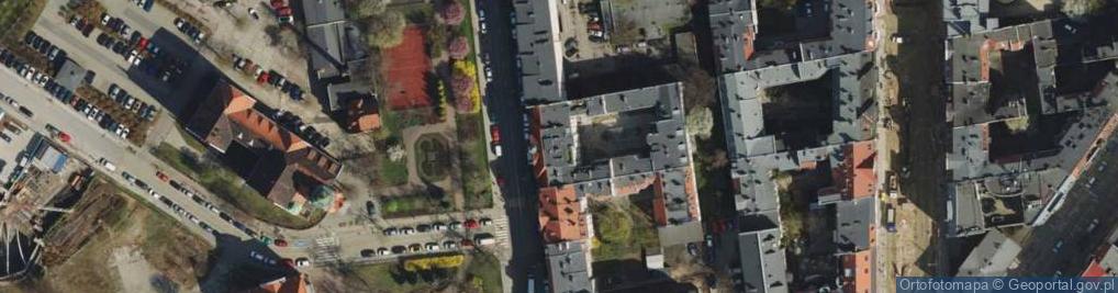 Zdjęcie satelitarne Isa Iwona Stachowiak Architekt
