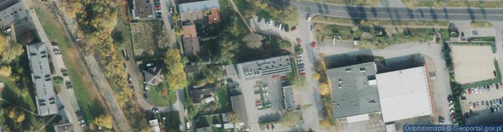 Zdjęcie satelitarne Kontrast Architektura & Nieruchomości Tomasz Waligórski