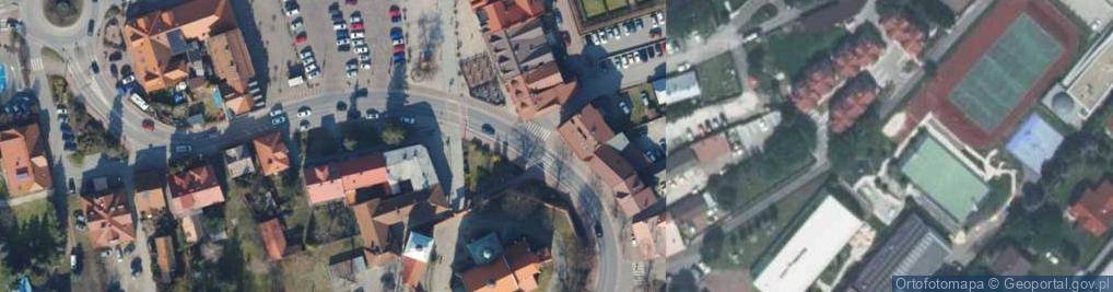 Zdjęcie satelitarne Kopuła+ Biuro Projektowe oddział Niepołomice