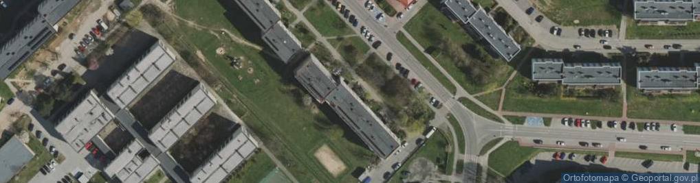 Zdjęcie satelitarne Nowoczesny Dwór