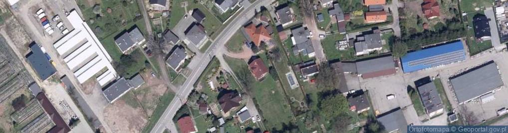 Zdjęcie satelitarne Olkis Anna Firma Handlowo-Usługowa Pracownia Architektury Krajobrazu Dobra Przestrzeń Nazwa Skrócona: F.H-U.Dobra Prze