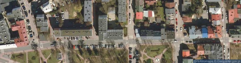 Zdjęcie satelitarne Outin Architektura Jarosław Gromadka