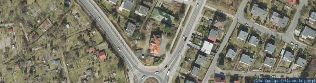 Zdjęcie satelitarne Paweł Kochański Pracownia Architektoniczna Paf