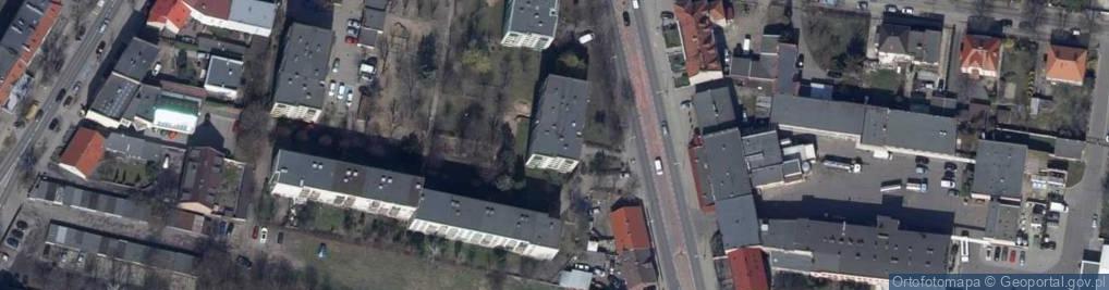 Zdjęcie satelitarne Paweł Woźniak Asp-96 Architektoniczne Studio Projektowe