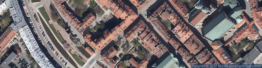 Zdjęcie satelitarne Prac Form Architektonicznych Bagiński w Kuźmiński J Witkowski K