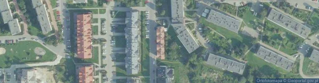 Zdjęcie satelitarne Pracownia Architektoniczna Kajetan