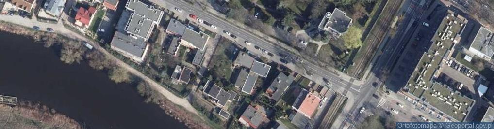 Zdjęcie satelitarne Pracownia Architektoniczna Pomarańczowe Nowak