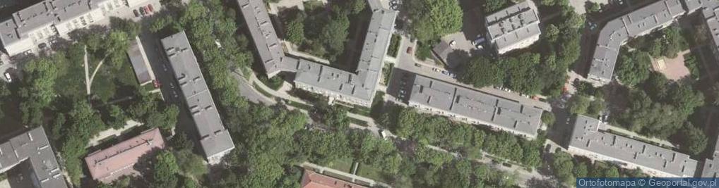 Zdjęcie satelitarne Pracownia Architektoniczno Budowlana Skala